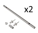 National N187-064 Qty 2 Sliding Door Extension Kits Stainless Steel. Fixed Price $24.99.