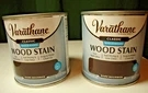 2 Pack Dark Bourbon Rust-oleum Varathane Water Based Stain 8 Fl Oz Each. Fixed Price $10.00.