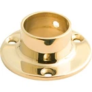 Lavi Industries Flange Wall For 1"" Tubing Polished Brass. Fixed Price $23.70.