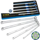 Yiyeie 5-PIECE Long Box End Wrench Set, Extractor. Fixed Price $73.06.