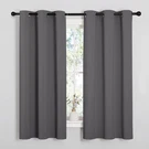 Nicetown Thermal Insulated Grommet Blackout Curtains For Bedroom (2 Panels, W42. Fixed Price $16.59.