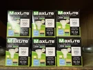 Maxlite GU10 MR16 4.5W 120V 350 Lumens 2700K (qty 6). Fixed Price $21.50.