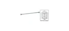 Crl Chrome 51" Frameless Shower Door Fixed Panel Wall To Glass Support Bar. Fixed Price $84.33.