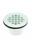 Jones Stephens D41-007 Pvc Shower Stall Drain Solvent Weld, 2-INCH Chrome Grid. Fixed Price $12.79.