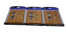 Lot Of 3 Amerelle Contemporary Brown 2 Gang Wood Duplex/toggle Wall Plate. Fixed Price $13.29.