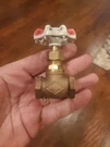 Toyo 100-3/8 210A Red-white Brass Valve New. Fixed Price $20.00.