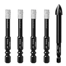 Xianfenghu Dry Diamond Core Drill Bits Set 5PCS, 1/4 Carbide Tile Hole .... Fixed Price $19.08.