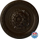 Ekena Millwork 11 1/2OD X 1P Palmetto Ceiling Medallion Hand-painted Bronze. Fixed Price $147.02.