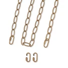 Optimant Lighting Antique Gold Chain, 20 Feet Metal Chandelier Chain.... Fixed Price $70.22.
