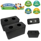 Black Rubber Dock Bumper Pack 6 X3.25 - Secure & Durable For Trailers. Fixed Price $56.99.