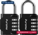 Puroma 2 Pack Combination For Locker 4 Digit Outdoor Waterproof Padlock. Fixed Price $21.11.