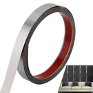 Lunghaa Peel & Stick Metal Trim Stainless Steel Molding Strip Wall Mirror. Fixed Price $42.33.