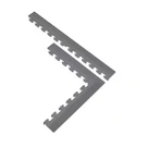 18.4 In. X Gray Commercial Pvc Garage Flooring Trim Kit. Fixed Price $48.77.