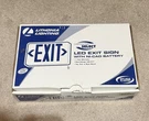 Nib Lithonia Lighting Led Exit Sign W/xtra Face Plate Exg El 120/277 Green. Fixed Price $29.99.