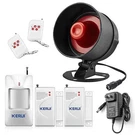 Kerui Home Siren Security Alarm System With 2 Door Sensor 1 Motion Detector. Fixed Price $34.83.