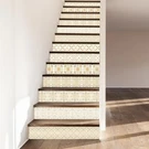 Funlife 14 Strips Matt Gold Vinyl Moroccan Stair Riser Decals Peel And Stick. Fixed Price $62.74.
