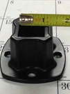 Square Railing Post Floor Flange For Black (new). Fixed Price $19.49.