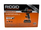 Ridgid 18V Brushless 1/2 Hammer Drill Driver Kit W/4.0AH Battery R86115KSB (ob). Fixed Price $119.95.