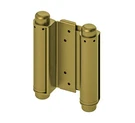 Hager 126810 1303 4" Full Surface Double Acting Spring Hinge, Satin Brass Finish. Fixed Price $37.64.