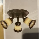 Hampton Bay Halogen Track 3 Lighting Fixture 829-250 Antique Bronze Wheatglass. Fixed Price $25.24.