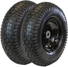 Realwork 2PK 13" Pneumatic Replacement Wheel For Garden Equipment In Black. Fixed Price $51.99.
