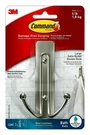 Command Large Double Hook, Satin Nickel, 1 BATH36-SN-ES. Fixed Price $14.99.