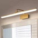 Niuyao Wall Light Antique Brass Arc Arm Sconces Long Acrylic Linear Picture. Fixed Price $27.97.
