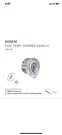 Moen 100710 Oem Replacement Posi-temp Bath-tub & Shower Knob Handle. Fixed Price $9.00.
