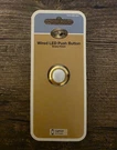 Hampton Bay Wired Led Illuminated Doorbell Push Button, Brass Finish Length 0.78. Fixed Price $10.00.
