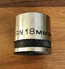 Craftsman 18MM Universal Splined Socket 3/8" Drive 24984. Fixed Price $10.50.