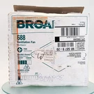 Broan 688 50 Cfm 4 Sone Ceiling Or Wall Mounted Hvi Certified Bath Fan. Fixed Price $49.97.