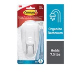Command 17600B-ES Bathroom Hook, Molded Plastic, 2-1/4 In. Fixed Price $6.49.