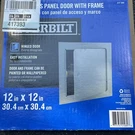 Everbilt Metal Access Panel Door With Frame, X 12", New Nib. Fixed Price $45.00.