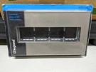 New Legrand Four Gang Wall Plate Satin Nickel. Fixed Price $24.95.