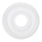 Ceiling Medallion 12" Od 4" Id Traditional Chandelier White. Fixed Price $25.40.
