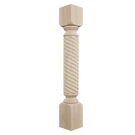 Ekena Millwork COL05X05X35HARW Hamilton Rope Cabinet Column Top Block 6 Bottom. Fixed Price $181.28.