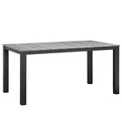 Modway Maine 63" Modern Aluminum Patio Dining Table Brown/gray. Fixed Price $264.15.