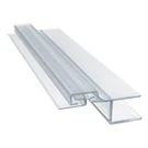 Polycarbonate Strike And Door H-jamb With Vinyl Insert 180 Degree For 3/8" Glass. Fixed Price $30.35.