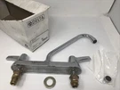 New Delta 26C3243 8" Deckmount Faucet W/ Tube Spout. Fixed Price $101.43.