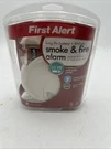 First Alert Dual-sensor Smoke And Fire Alarm Battery Powered New In Box. Fixed Price $15.49.