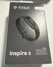 Fitbit Inspire 3 Health & Fitness Tracker Black Casing W/zen Band New Open Box. Fixed Price $51.99.