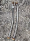 Pair Of New Water Heater Connectors 18" 3/4" FIPX7/8" Flexible Supply Line. Fixed Price $25.00.