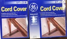 Ge Cord Cover, Black: Wire Less Tripping 6'X 2.5"(50620) Heavyduty LOTOF2. Fixed Price $10.99.
