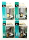 Sylvania 18321 Lot Of 4-25 W Dbl Contact Bayonet Appliance Bulbs 25T8DC/BL. Fixed Price $9.00.