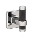 Amerock Esquire Single Robe Hook Polished Nickel/black Bronze. Fixed Price $23.99.