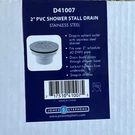 Solvent Weld Shower Drain Stall,no D41-007, Jones Stephens Corp, 3PK. Fixed Price $24.99.