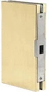 Polished Brass 6" X 10" Center Lock Glass Keeper By Laurence. Fixed Price $501.97.