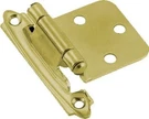 (5 Pack) Pair Variable Overlay Bright Brass Self Closing Hinges HAM-69200-BP. Fixed Price $17.17.