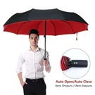 Strong Windproof Stick Compact Umbrella For Rain, One-click Automatic Open And. Fixed Price $22.00.