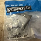 Everbilt Coat Hat Hook Oil Rubbed Bronze Finish 795 052 Lot Of New Sealed. Fixed Price $9.95.
